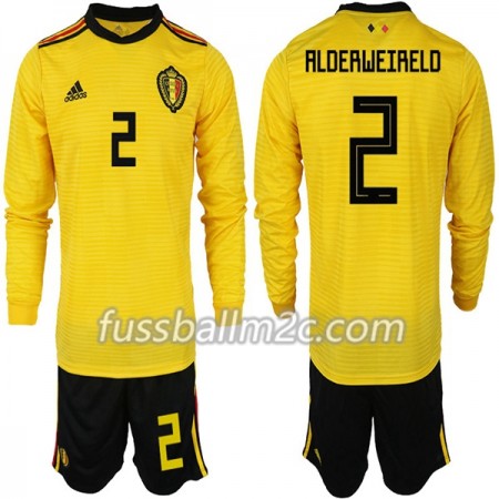 Fußballtrikots Belgien ALDERWEIRELD 2 Kinder Auswärts Trikotsatz WM 2018 Langarm Fußballtrikots Belgien ALDERWEIRELD 2 Kinder Auswärts Trikotsatz WM 2018 Langarm